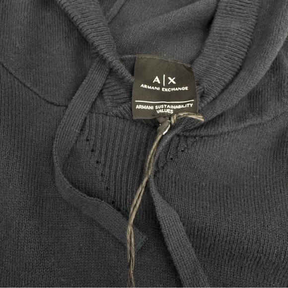 NWT A/X Armani Exchange Men’s Hooded Knit Pullover Size XL $160 - Picture 5 of 15
